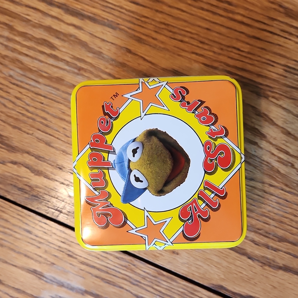 Jim Henson 1989 Muppets All Stars collectible tin box